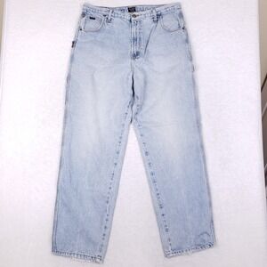 Wu Wear Vintage Baggy Carpenter Jeans 38/32 Light Wash